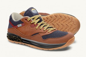 Brown / Yellow Lems Trailhead Men's Hiking Shoes - ETS-32731