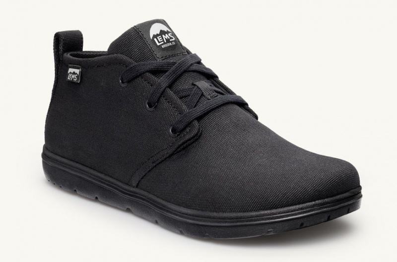 Black Lems Chukka Canvas Women Barefoot - TAO-64048