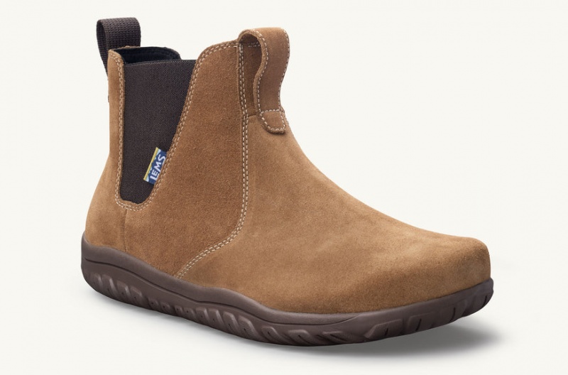 Brown Lems Chelsea Boot Men Trail - OZB-39972