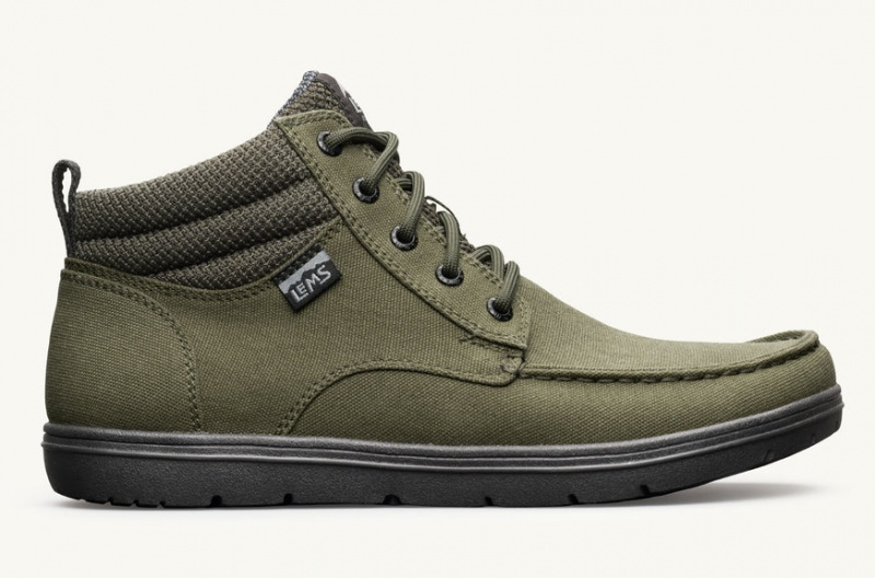 Green Lems Boulder Boot Mid Vegan Men Barefoot - LDA-35619