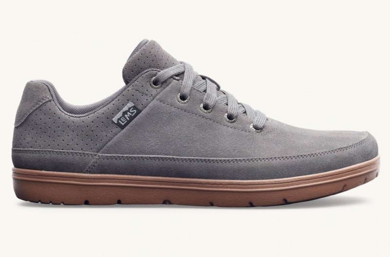 Grey Lems Chillum Suede Canada Men's Shoes - HEP-06935